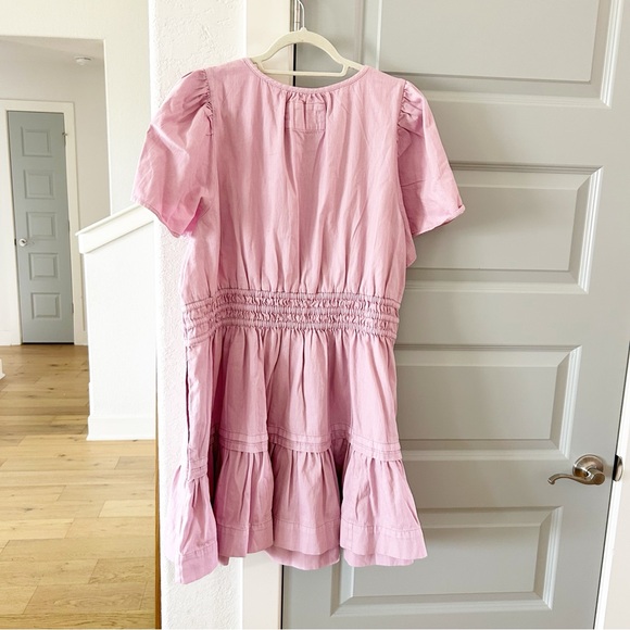 NWT Anthropologie Somerset Mini Dress Lilac Pink Cotton - Picture 4 of 4